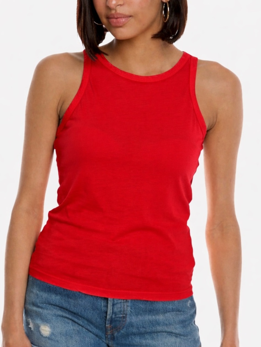 Cotton Citizen Women’s Red Supima Cotton Tank Top Size Small